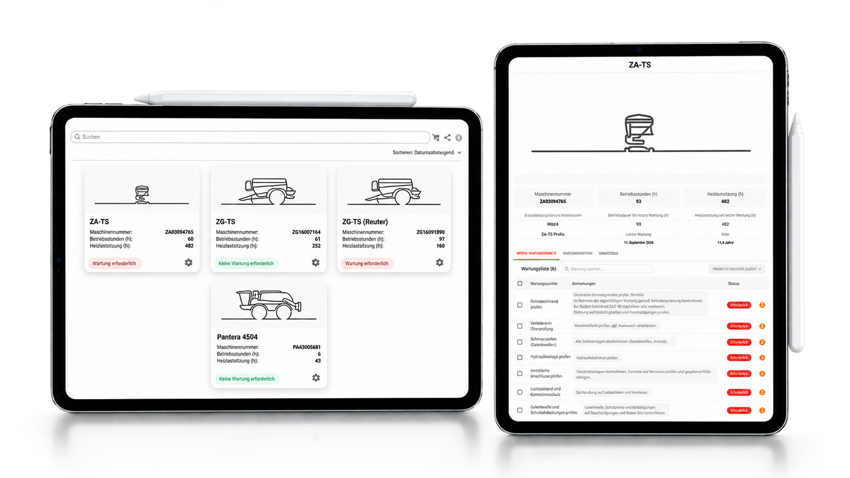 Maintenance Manager Screenshot